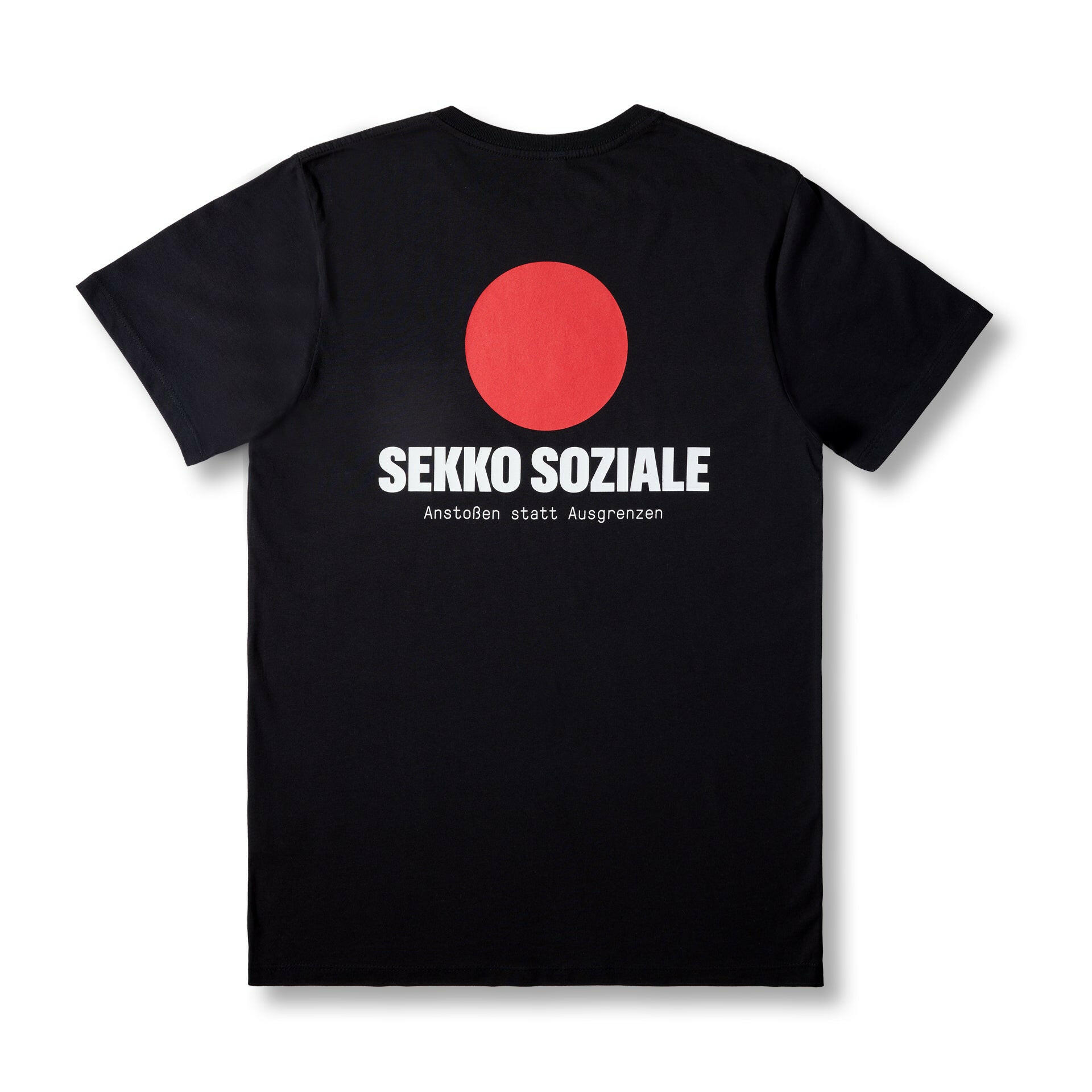 SEKKO SOZIALE T-Shirt - Veganes, bio Unisex T-Shirt mit Siebdruck und reduziertem CO₂ Ausstoß.