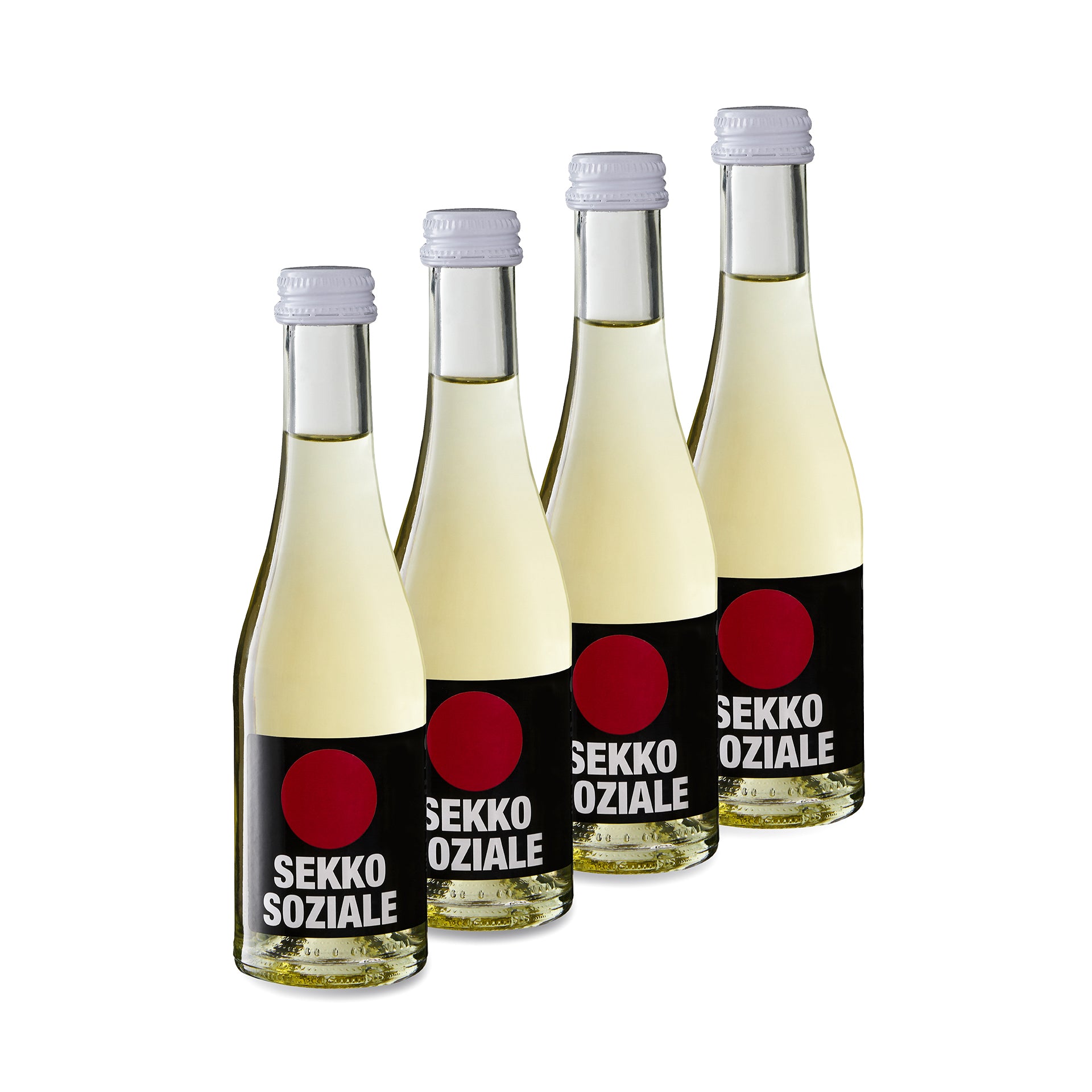 Piccolo SEKKO SOZIALE Weiss 0,2l - 4er Pack