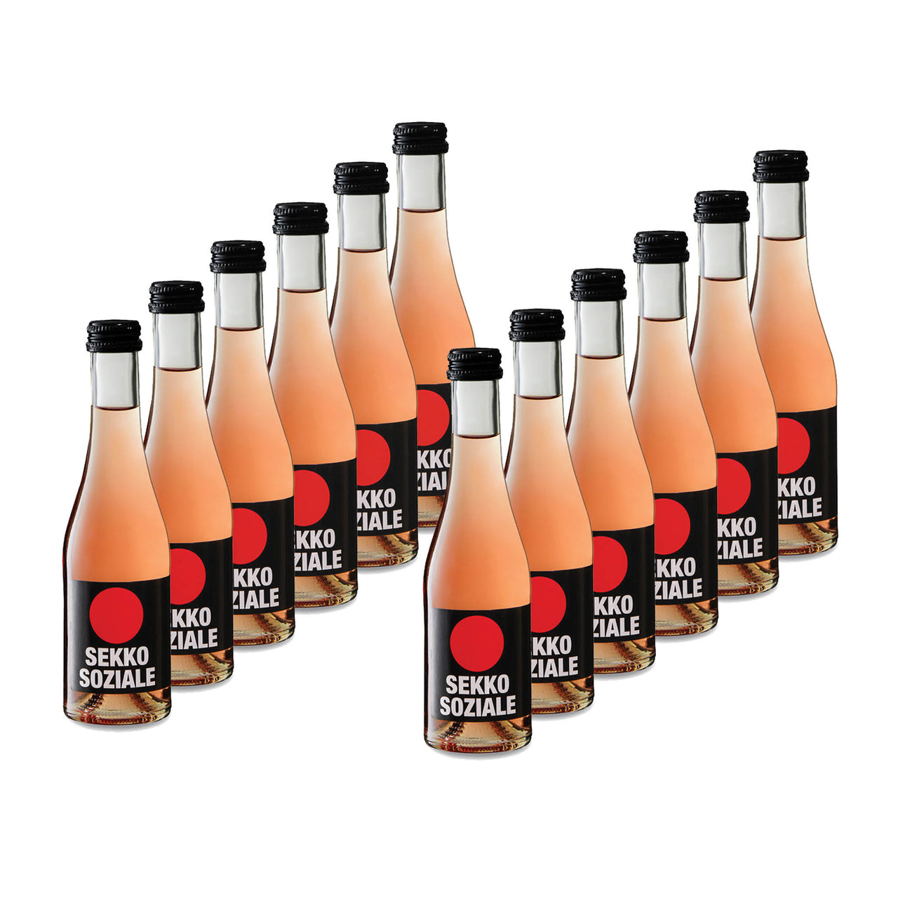 Piccolo SEKKO SOZIALE Rosé 0,2l - 12er Pack