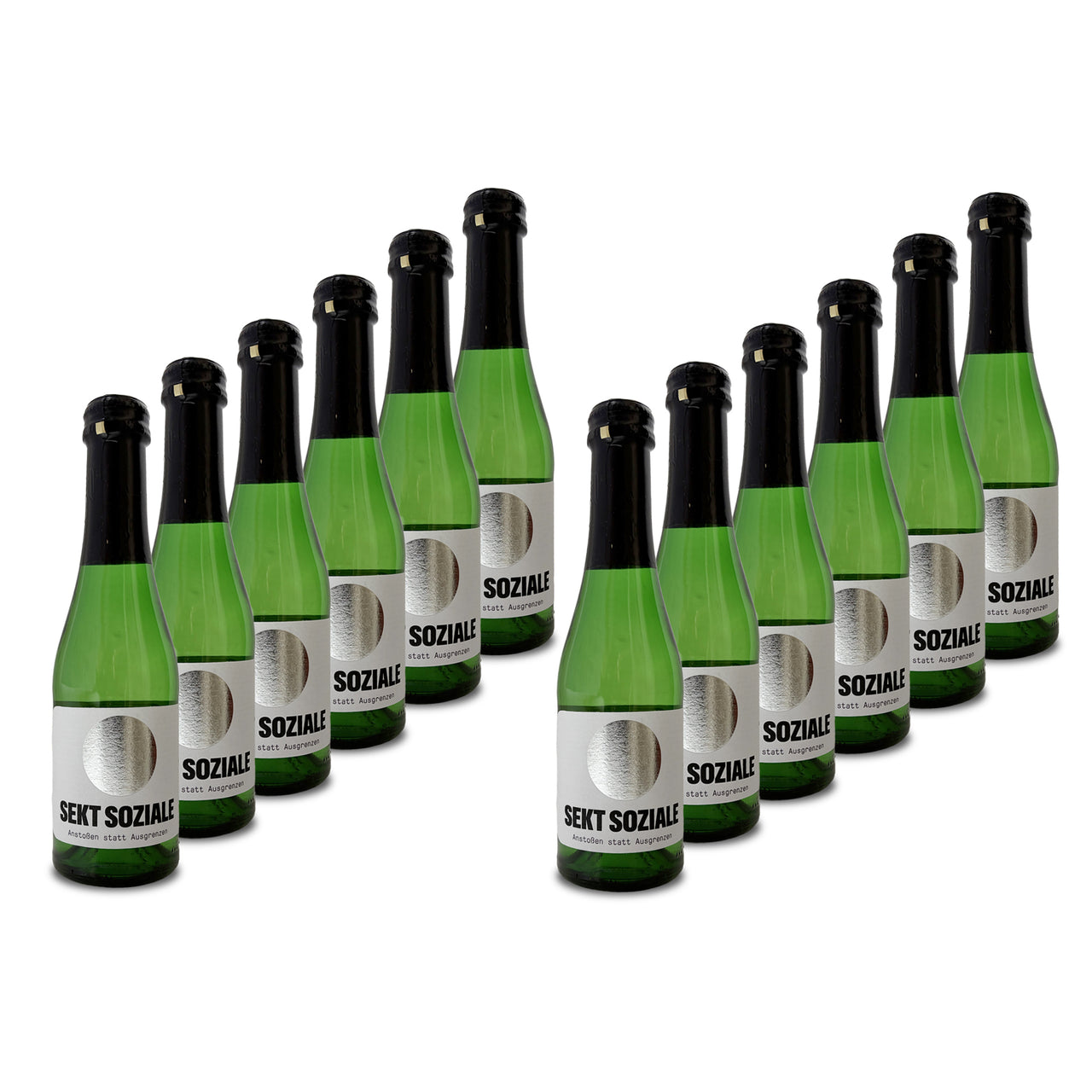 Piccolo SEKT SOZIALE Silber - Sparpack