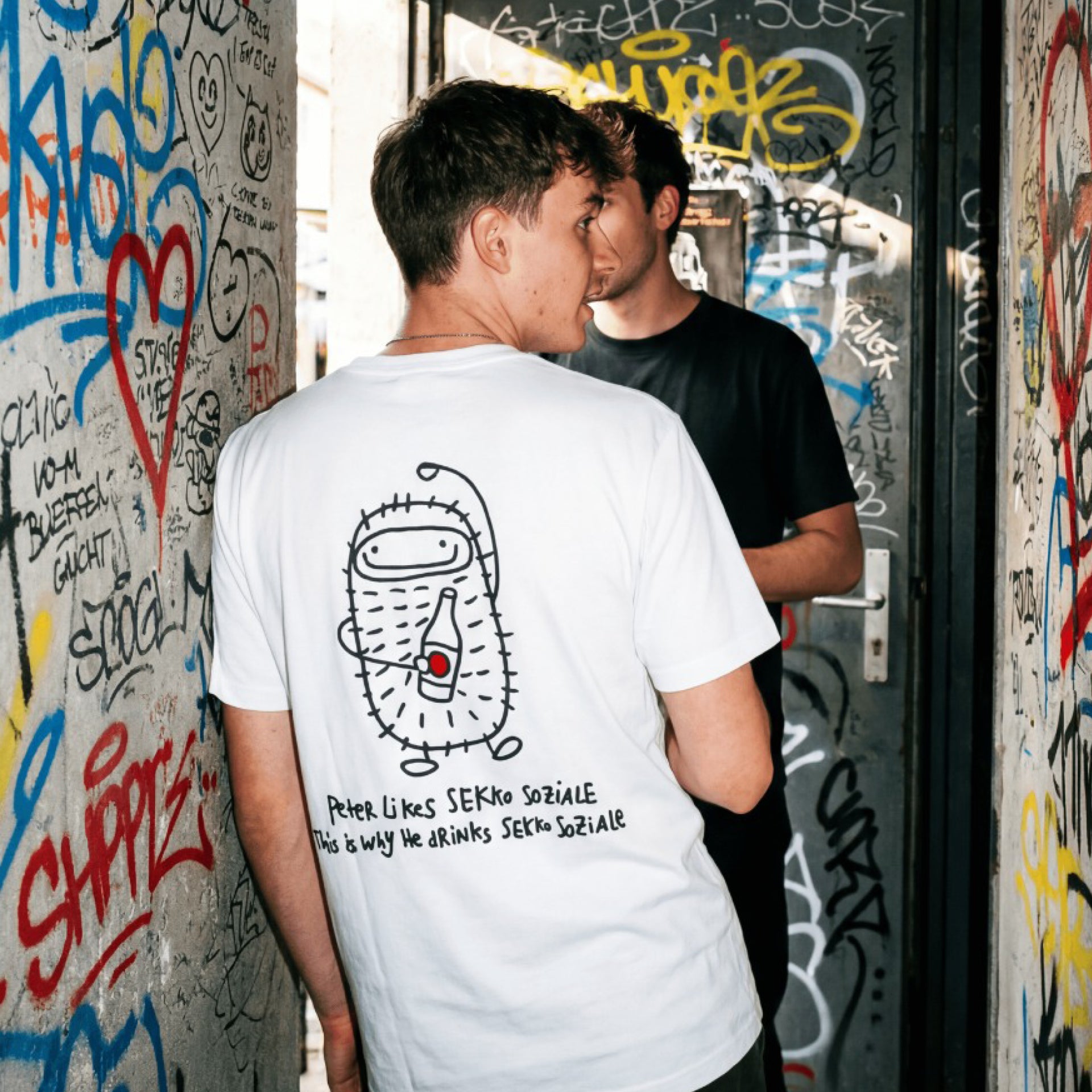 PETER x SEKKO SOZIALE T-Shirt - Bio Unisex T-Shirt "Peter has tried many things"