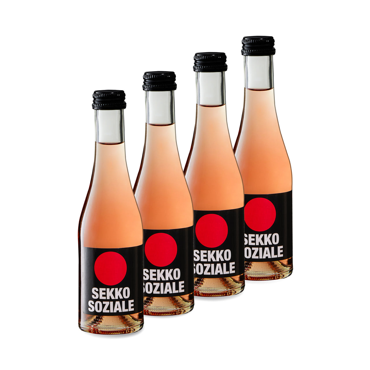 Piccolo SEKKO SOZIALE Rosé 0,2l - 4er Pack
