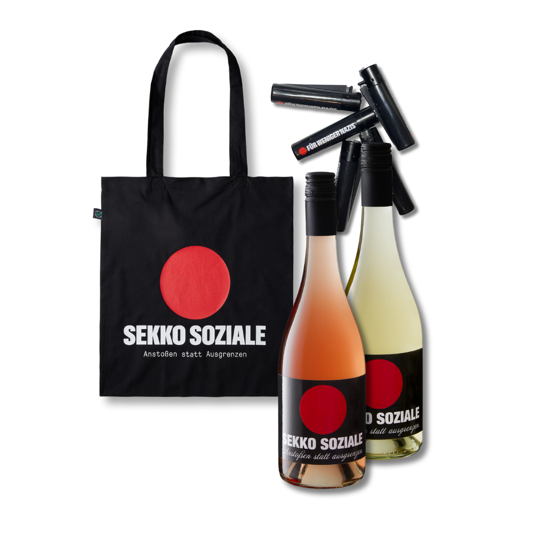 SEKKO SOZIALE Supporter Bundle - Rosé & Weiß 0,75l & Merch