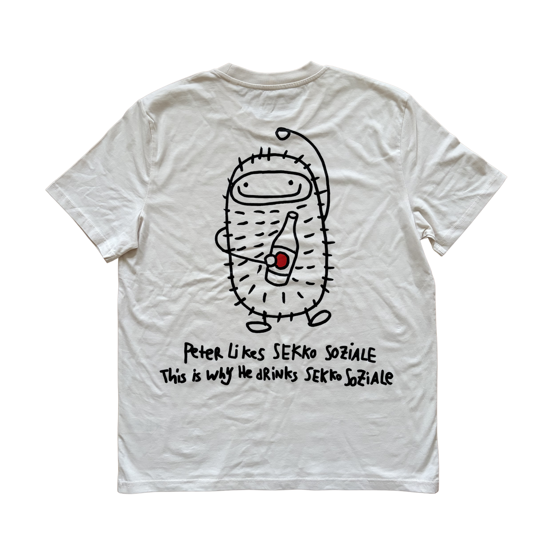 PETER x SEKKO SOZIALE T-Shirt - Bio Unisex T-Shirt "Peter has tried many things"