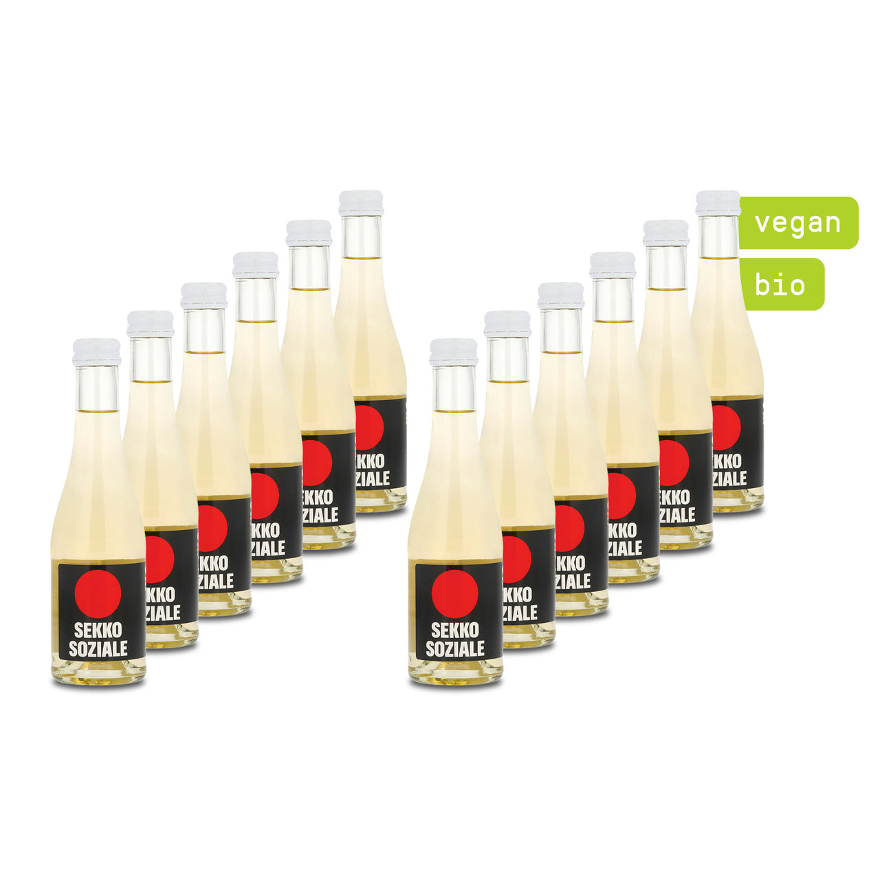 Piccolo SEKKO SOZIALE Weiß 12er Pack