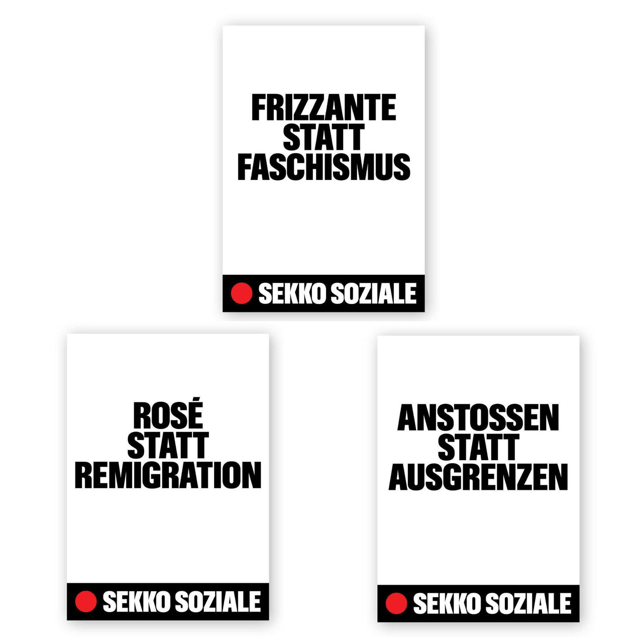 SEKKO SOZIALE Sticker-Bundle